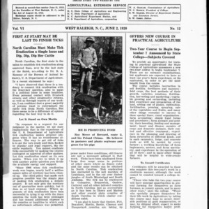 Extension Farm-News Vol. 6 No. 12, June 2, 1920