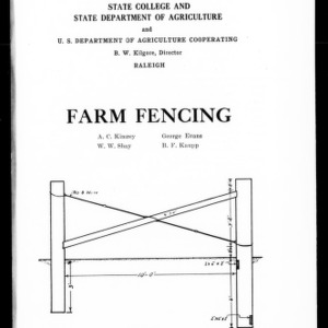 Farm Fencing (Extension Circular No. 118)
