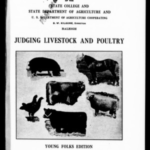 Judging Livestock and Poultry - Young Folks Addition (Extension Circular No. 131)