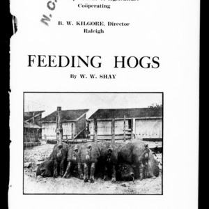 Feeding Hogs (Extension Circular No. 133)