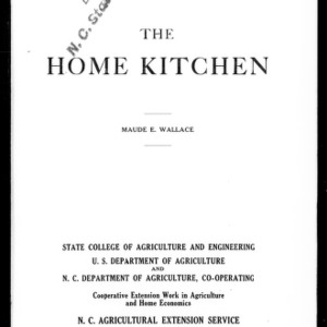 The Home Kitchen (Extension Circular No. 146)