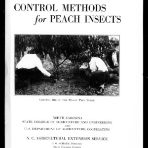Control Methods for Peach Insects (Extension Circular No. 153)