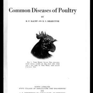 Common Diseases of Poultry (Extension Circular No. 154)