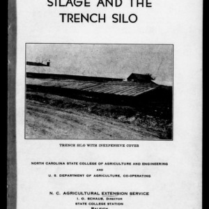 Silage and the Trench Silo (Extension Circular No. 201)