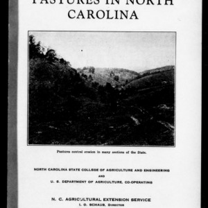 Pastures in North Carolina (Extension Circular No. 202)
