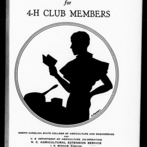 Food Preparation for 4-H Club Members (Extension Circular No. 209)
