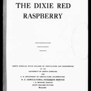 The Dixie Red Raspberry (Extension Circular No. 227)