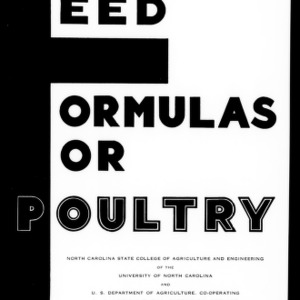Feed Formulas for Poultry (Extension Circular No. 245)
