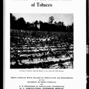Suggested Program for the Control of Granville Wilt and Black Shank of Tobacco (Extension Circular No. 247)