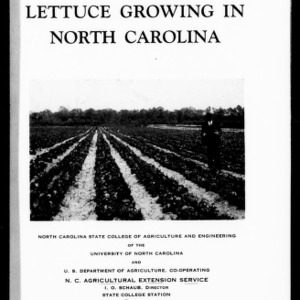 Lettuce Growing in North Carolina (Extension Circular No. 248)