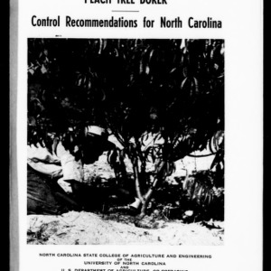 The Peach Tree Borer - Control Recommendations for North Carolina (Extension Circular No. 277)