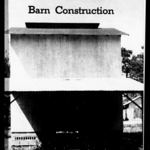 Flue-Cured Tobacco Barn Construction, 1949 (Extension Circular No. 316, Revised)