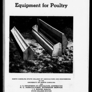 Equipment for Poultry (Extension Circular No. 327)