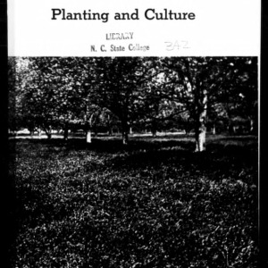 Pecans, Planting and Culture (Extension Circular No. 342)