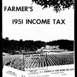 Farmer's 1951 Income Taxes (N. C. Extension Circular No. 366)