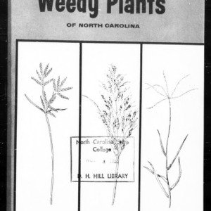 Some Weedy Plants of North Carolina (Extension Circular No. 390)