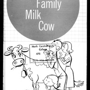 The Family Milk Cow (Extension Circular No. 416)
