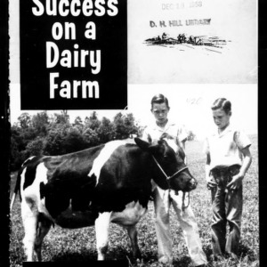 It Can Be Done: Success on a Dairy Farm (Extension Circular No. 420)