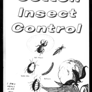 Cotton Insect Control, 1964 (Extension Circular No. 429, Revised)