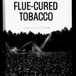 Costs and Returns of Irrigating Flue-Cured Tobacco (Circular No. 439)