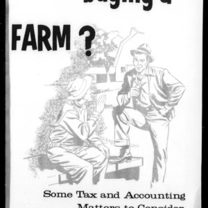 Buying a Farm? Some Tax and Accounting Matters to Consider (Circular No. 457)