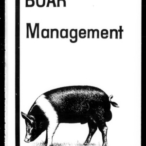 Boar Management (Extension Circular No. 459)