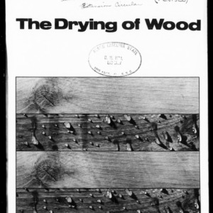 The Drying of Wood (Extension Circular No. 471, Revised)