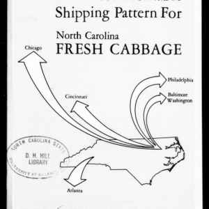 The Most Profitable Shipping Pattern for North Carolina Fresh Cabbage (Circular No. 503)