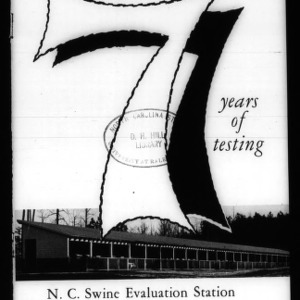 Seven Years of Testing: N. C. Swine Evaluation Station (Circular No. 511)
