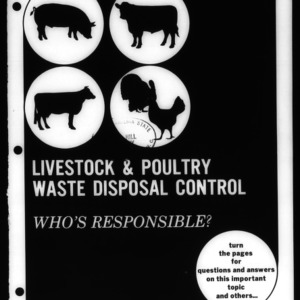 Livestock and Poultry Waste Disposal Control: Who's Responsible? (Circular No. 556)