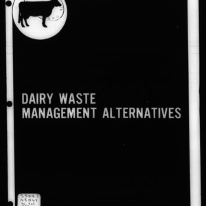 Dairy Waste Management Alternatives (Circular No. 568)