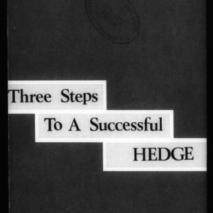 Three Steps to a Successful Hedge (Circular No. 573)
