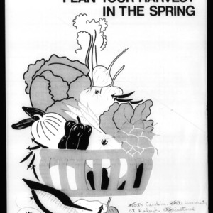 Plan Your Harvest in the Spring (Circular No. 597)