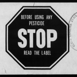 Extension Miscellaneous Publication No. 18, Reprint: Before Using Any Pesticides, STOP, Read the Label
