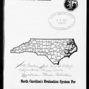 Extension Miscellaneous Publication No. 43: North Carolina's Evaluation System for Herd Reproductive Status: Instructional Manual