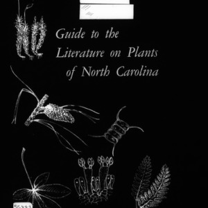 Extension Miscellaneous Publication No. 66, Revised: Guide to the Literature on Plants of North Carolina