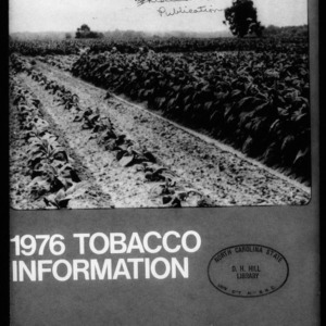 Extension Miscellaneous Publication No. 152: 1976 Tobacco Information