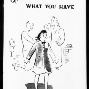 Extension Miscellaneous Pamphlet No. 86: Clothing: Using What You Have