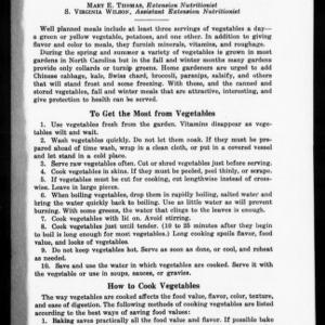 Extension Miscellaneous Pamphlet No. 96: How to Use Uncommon Vegetables
