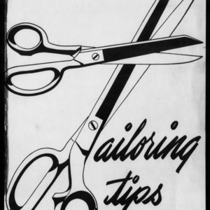 Extension Miscellaneous Pamphlet No. 122, Revised: Tailoring Tips