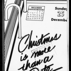 Extension Miscellaneous Pamphlet No. 158: Christmas is More Than a Date
