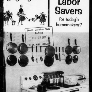 Miscellaneous Pamphlet No. 166: Gadgets Galore: Labor Savers for Homemakers