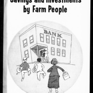 Miscellaneous Pamphlet No. 180: Savings and Investments by Farm People