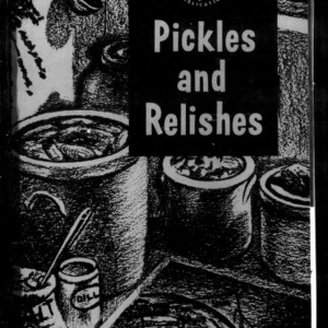 Extension Miscellaneous Pamphlet No. 182: Pickles and Relishes