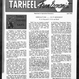 Tarheel Farm Economist, April 1953