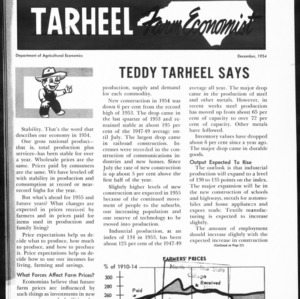 Tarheel Farm Economist, December 1954