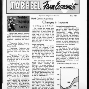 Tarheel Farm Economist, May 1955