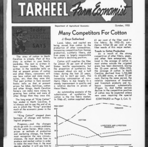 Tarheel Farm Economist, October 1955