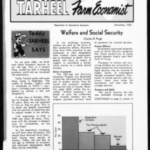 Tarheel Farm Economist, November 1955