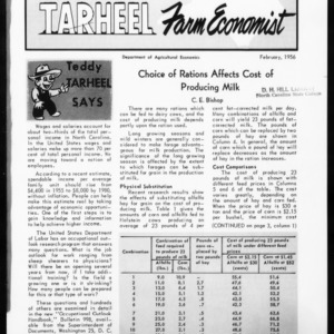 Tarheel Farm Economist, February 1956